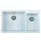 Alfi Brand White 34" Dbl Bowl Drop In Granite Composite Kitchen Sink AB3319DI-W - alternate 7